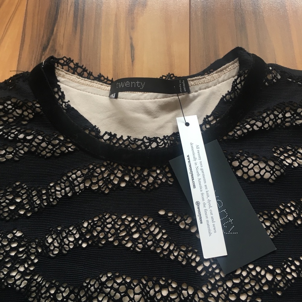 Twenty brand Black Mesh Dress - Picture 3 of 4